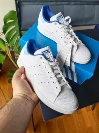 Zapatillas Adidas Stan Smith Blancas y Azules