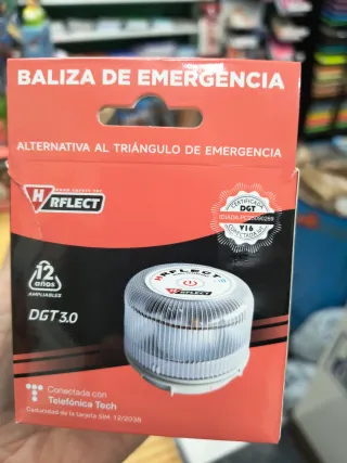 Baliza V16 DGT 3.0 Conectada Telefónica Tech