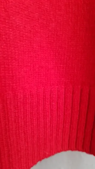 Jersey Zara Básico Rojo Talla M