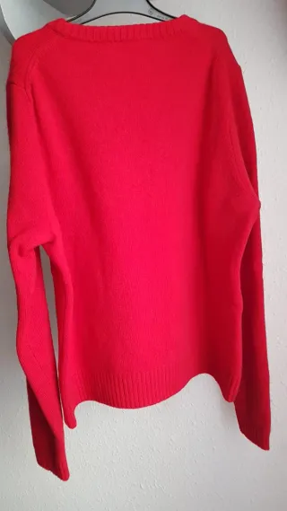 Jersey Zara Básico Rojo Talla M