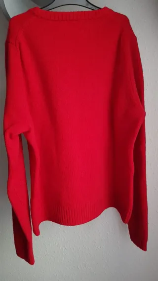 Jersey Zara Básico Rojo Talla M