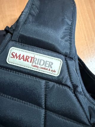 Chaleco equitación SMARTRIDER negro