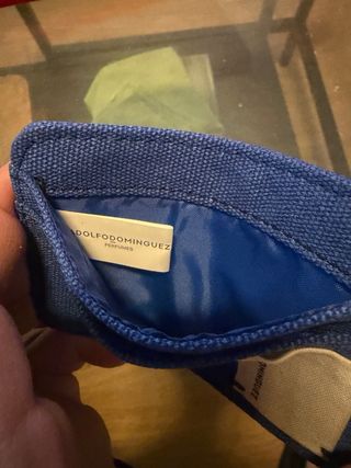 Tarjetero Adolfo Domínguez Azul Unisex