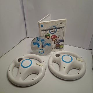 Mario Kart Wii + 2 Volanti Originali Nintendo Wii