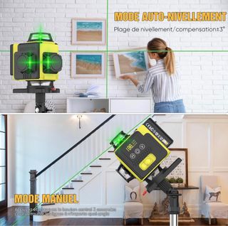 Nivel láser autonivelante 360° （con trípode)