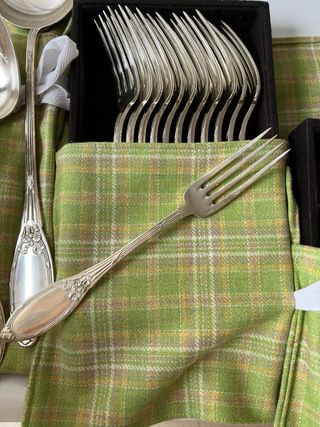 Set di posate antiche in argento