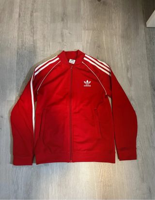 Chaqueta y pantalón Adidas rojo T.12-13