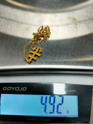 Collar Cruz Caravaca 18k