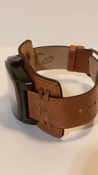 Reloj EDC Cuadrado Correa Marrón