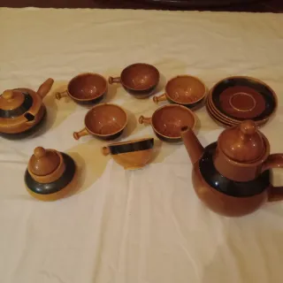 Juego de café 14 piezas de cerámica