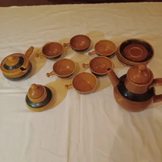 Juego de café 14 piezas de cerámica