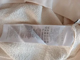 Felpa con cappuccio in jersey di cotone Gucci XL