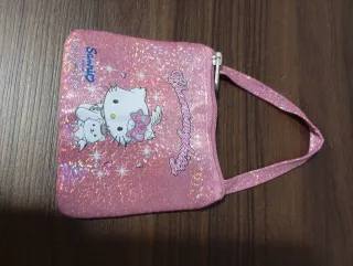 Portamonete Sanrio Hello Kitty Rosa Glitter