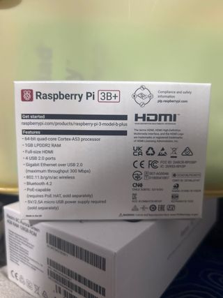 Raspberry Pi 3B+ 1GB, Nueva.