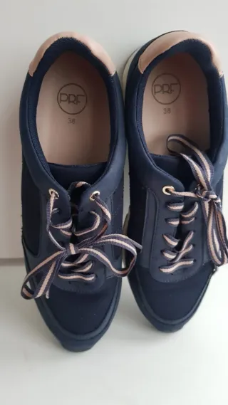 Zapatillas Parfois Mujer Talla 38 Azul/Rosa