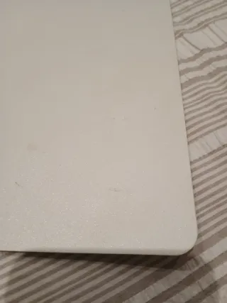 Protector mesa estudio Ikea blanco