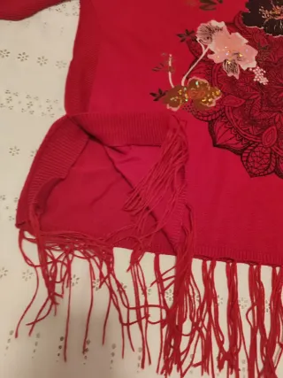 Jersey Desigual Rojo Talla Única