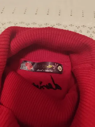 Jersey Desigual Rojo Talla Única