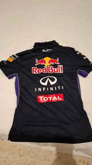 Camiseta Red Bull Racing Pepe Jeans Negra