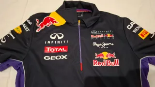 Camiseta Red Bull Racing Pepe Jeans Negra