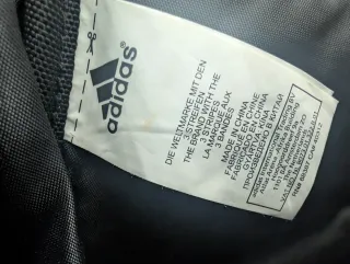 Bolso Adidas Negro y Azul grisáceo