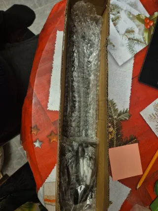 Barra Cortina Extensible Negra 76-198 cm