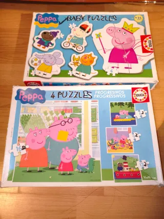 Puzzles Peppa Pig 4+ y 6+ Puzzles