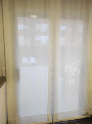 Regalo Set di 2 tende beige/bianche