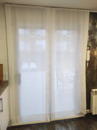 Regalo Set di 2 tende beige/bianche