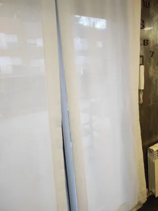 Regalo Set di 2 tende beige/bianche