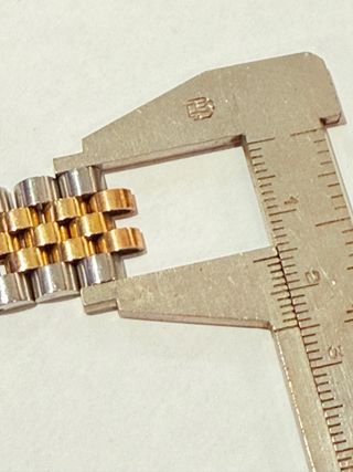 3 maglie Rolex Jubilé in oro e acciaio.