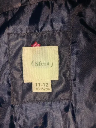 Abrigo invierno estrellas niña 11-12 años