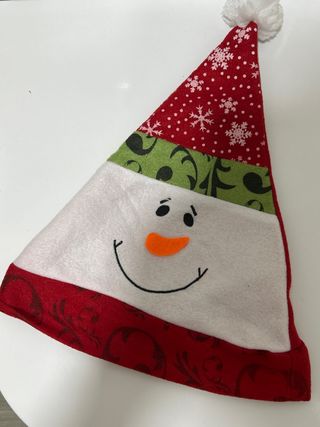 Gorro Navideño Muñeco Nieve