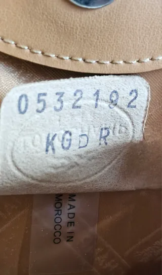 Bolso Piel Longchamp color camel.