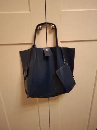 Bolso Piel Gianni Chiarini Azul