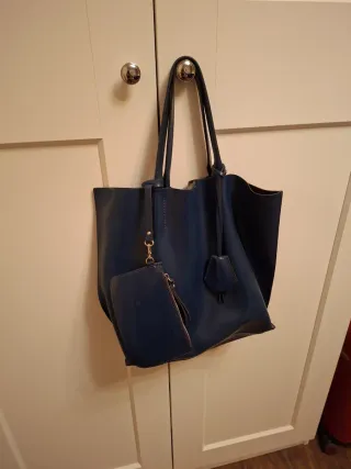 Bolso Piel Gianni Chiarini Azul