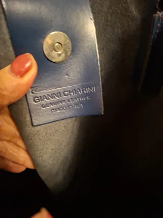 Bolso Piel Gianni Chiarini Azul