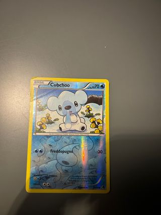 Carta Pokémon Cubchoo Base PV 70