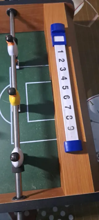 Mini futbolín de mesa