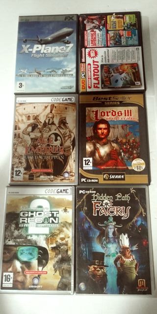 Lote 30 Videojuegos PC