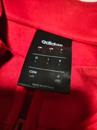Chaqueta Adidas Roja Talla L