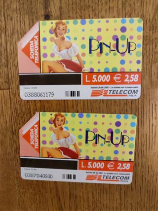 Schede telefoniche "Pin-Up"