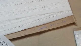 Lote 2 puntillas entredos vintage 5m c/u