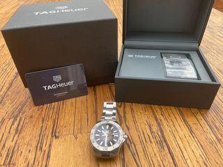 TAG Heuer Aquaracer Reloj Automático Negro Plata