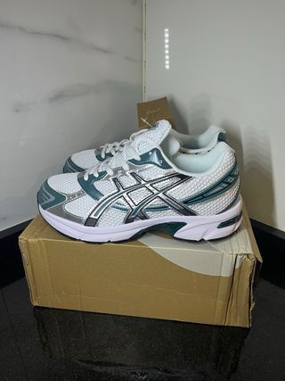 Zapatillas Asics GEL-1130 Hombre Plata y Blanco