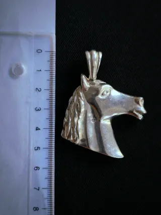 Colgante Plata 925 Cabeza de Caballo