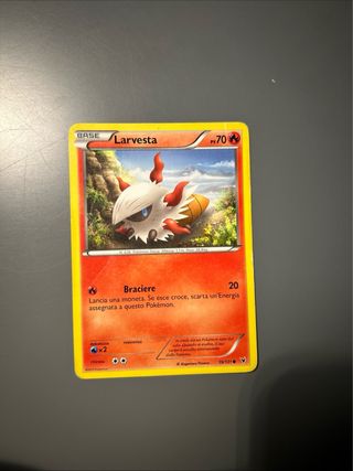 Carta Pokémon Larvesta Base PV 70