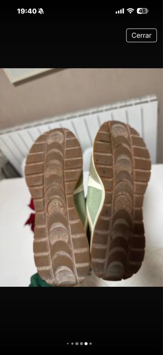 Zapatillas Bimba y Lola mujer verde y amarillo