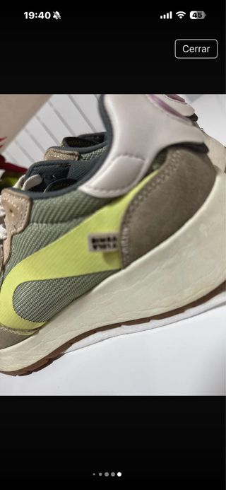 Zapatillas Bimba y Lola mujer verde y amarillo