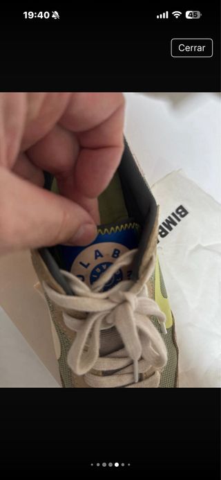 Zapatillas Bimba y Lola mujer verde y amarillo